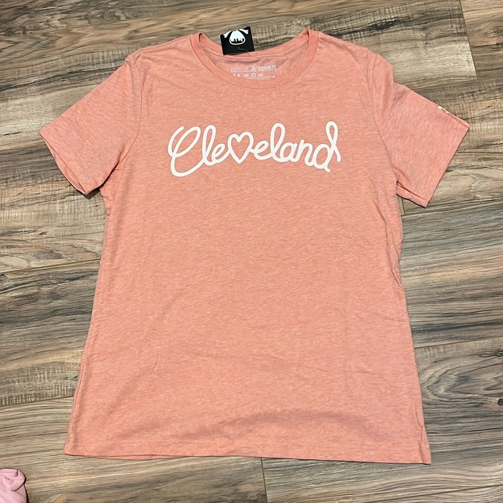 Cleveland Clothing Company Pink Tshirt Size Medium